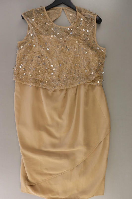 Asos Abendkleid Gr. 44 Ärmellos braun aus Polyester