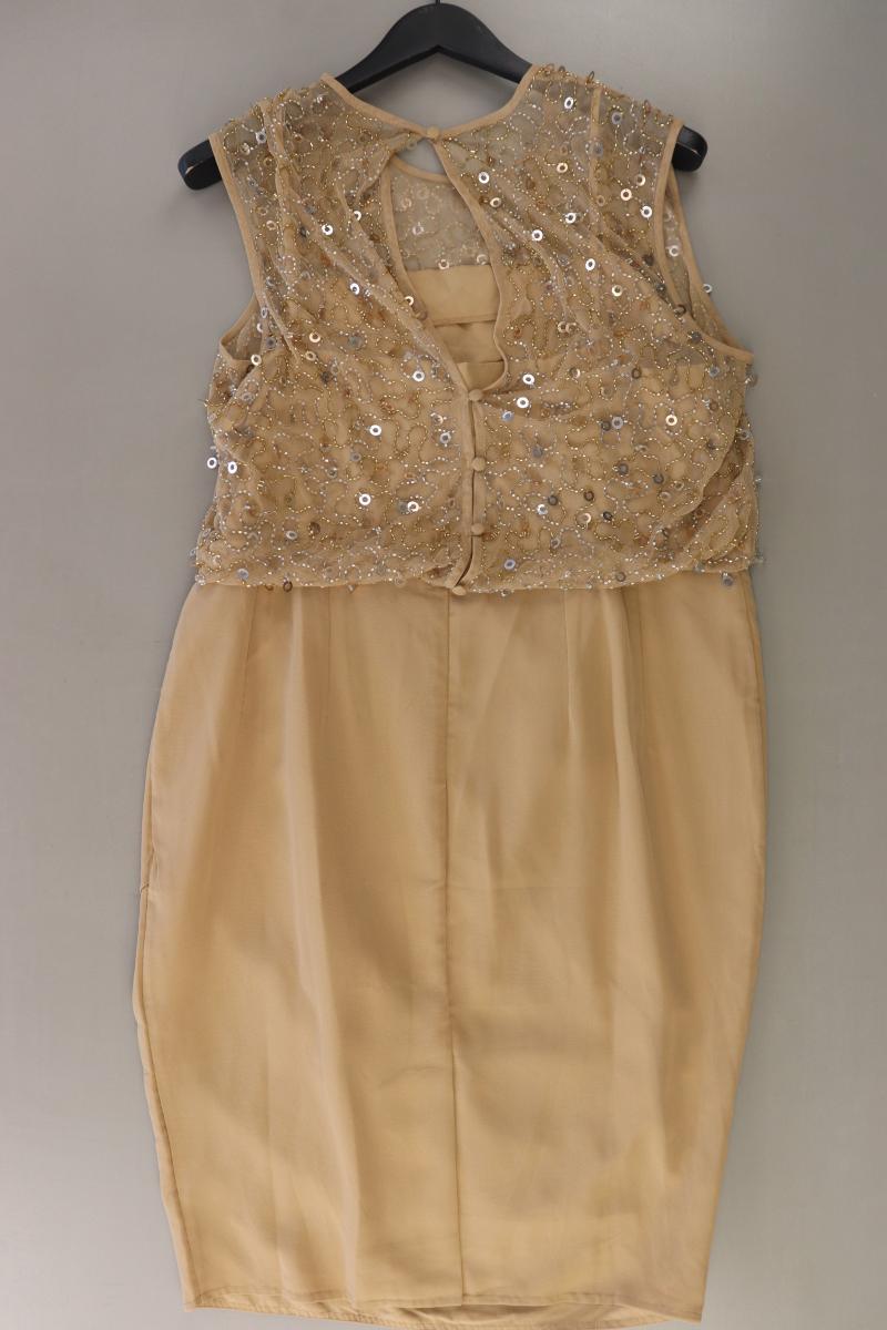 Asos Abendkleid Gr. 44 Ärmellos braun aus Polyester