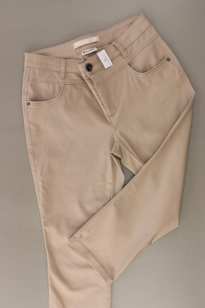 Street One 7/8 Hose Gr. 38/L22 creme aus Baumwolle