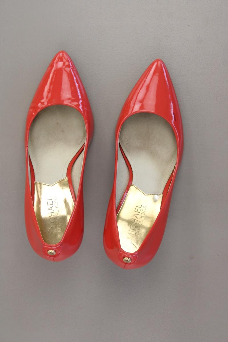 Michael Kors Pumps Gr. 38 rot aus Leder