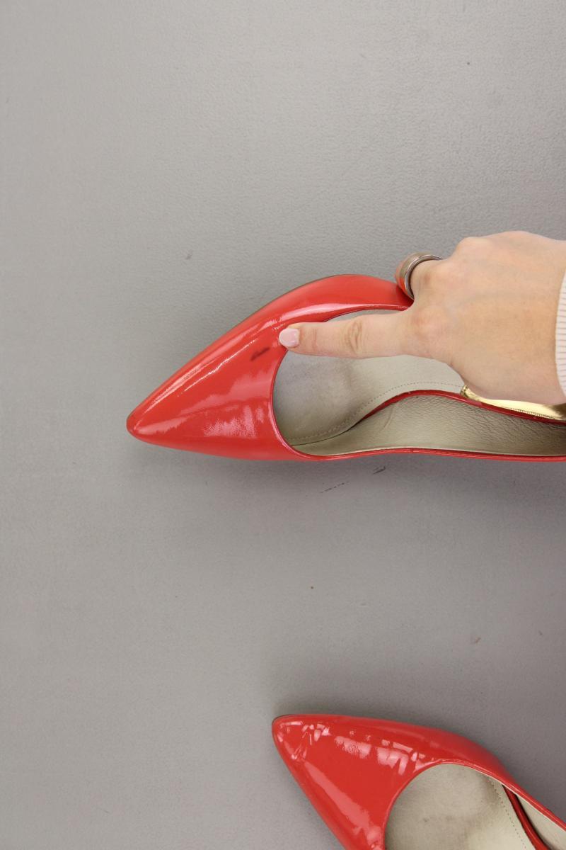 Michael Kors Pumps Gr. 38 rot aus Leder
