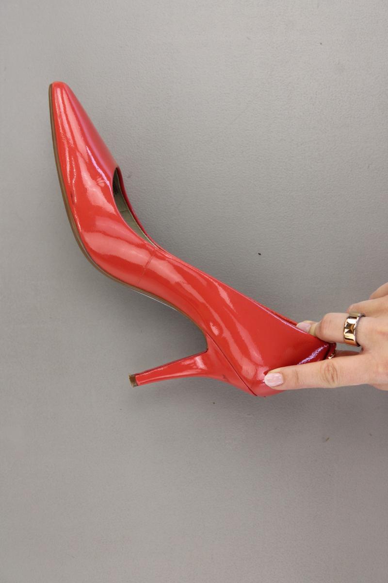 Michael Kors Pumps Gr. 38 rot aus Leder