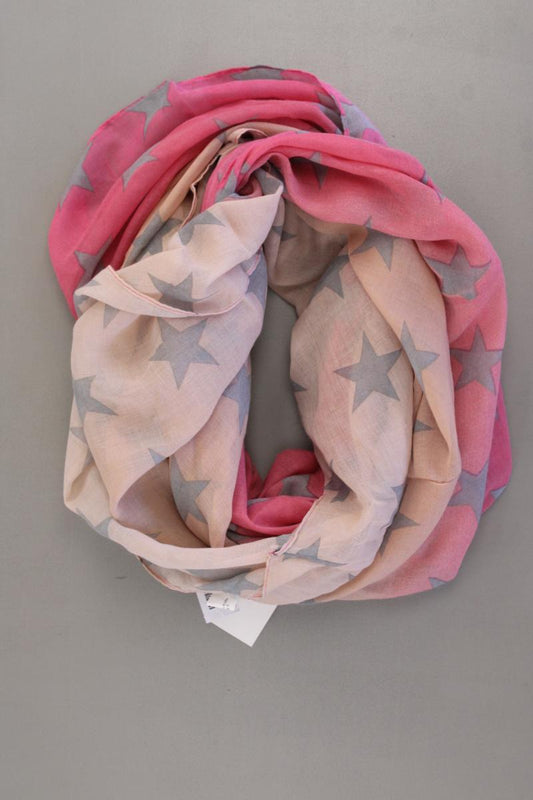 Loop mit Sternenmuster neu mit Etikett rosa aus Viskose