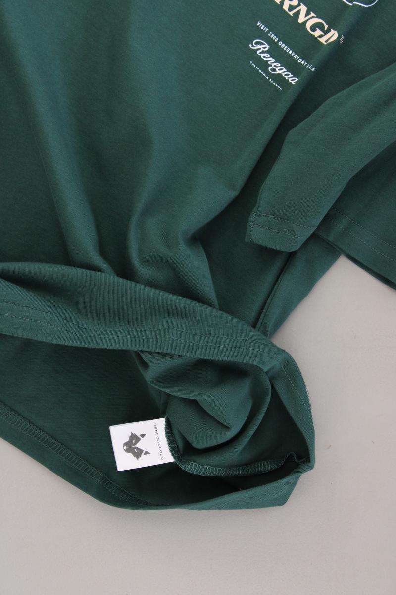 T-Shirt für Herren Gr. XL neu mit Etikett Kurzarm grün aus Baumwolle