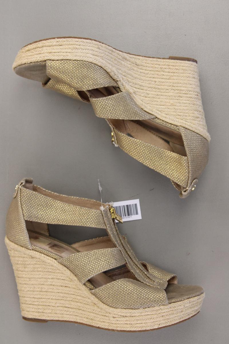 Michael Kors Sandaletten mit Keilabsatz Gr. 40 gold