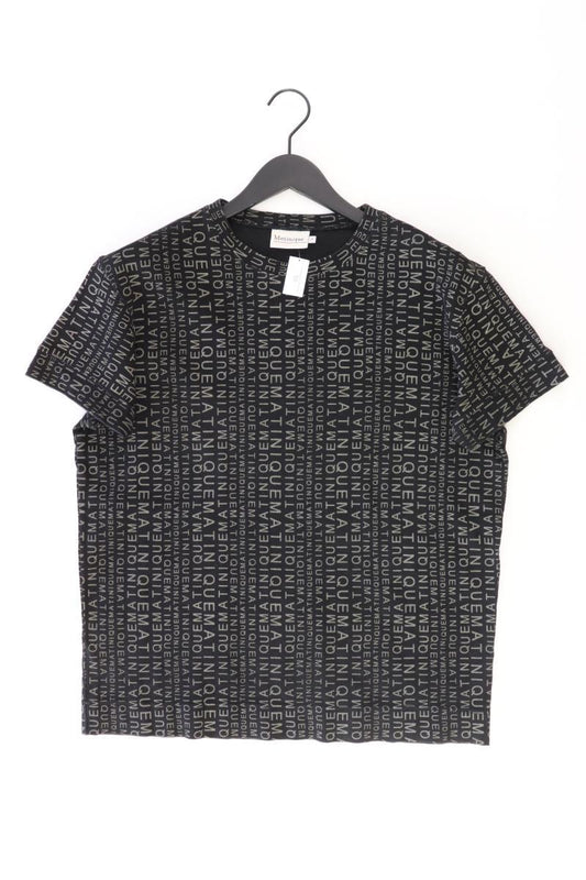 Matinique Printshirt für Herren Gr. L Kurzarm schwarz aus Baumwolle