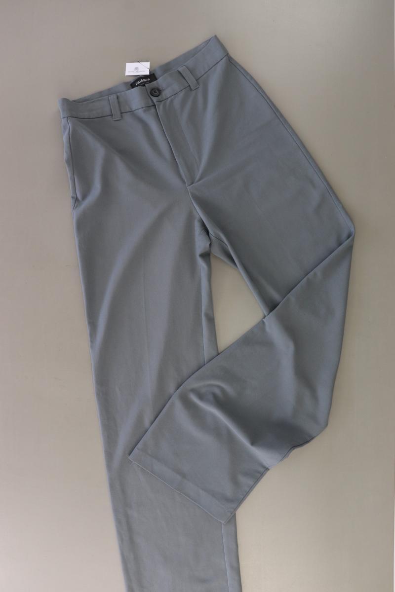 Pull&Bear Stoffhose Gr. 36 grau aus Polyester