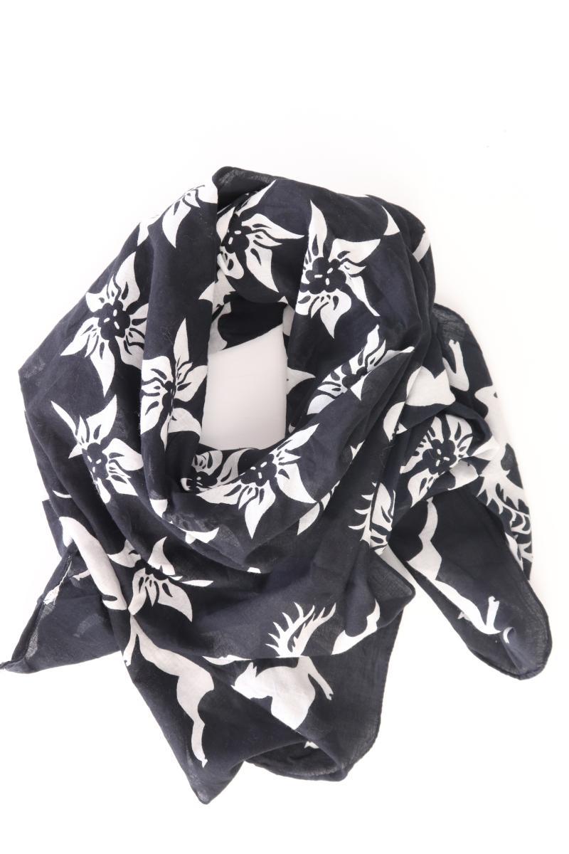 Tuch mit Blumenmuster blau