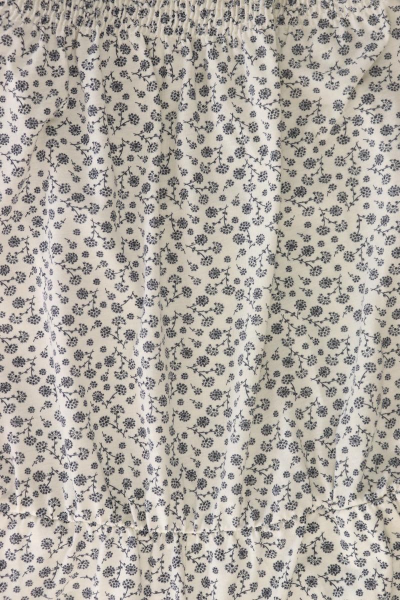 edc by Esprit Jumpsuit Schulterfrei Gr. M mit Blumenmuster weiß aus Polyester