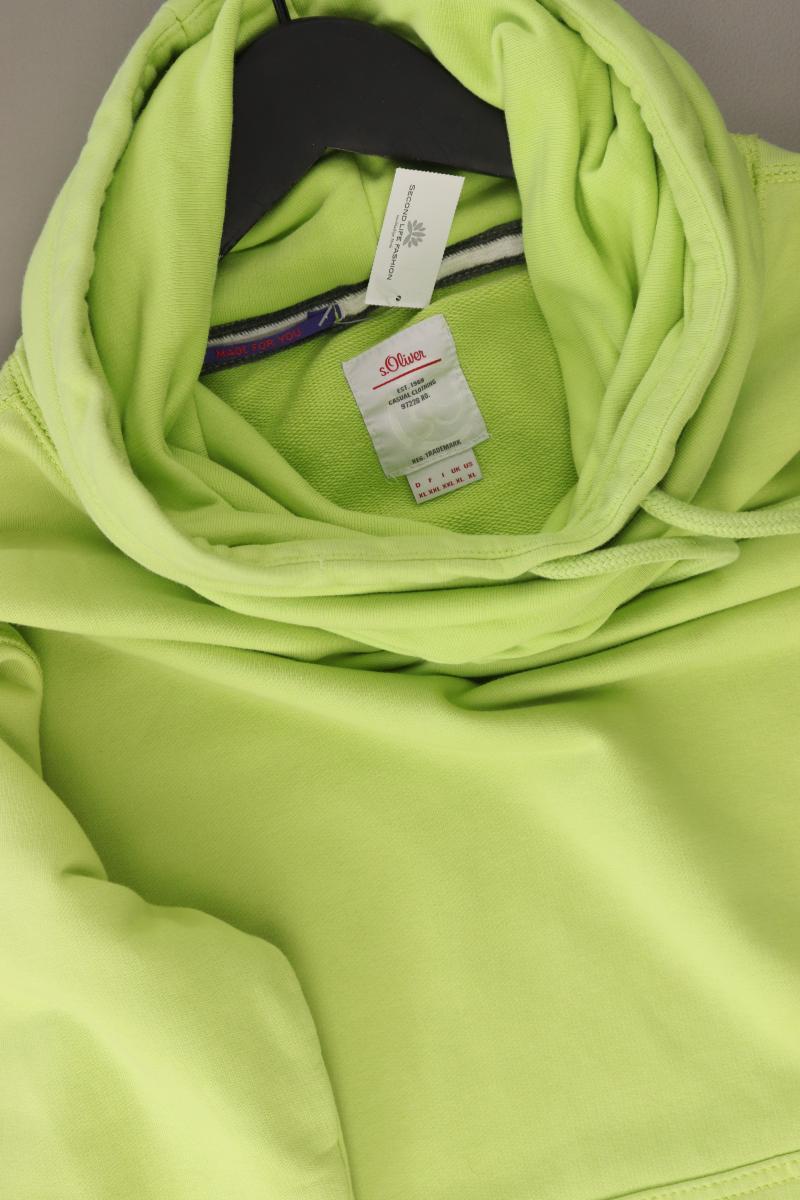 s.Oliver Hoodie Gr. XL grün aus Baumwolle