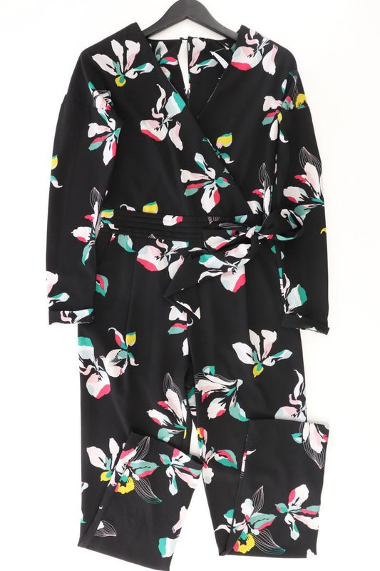 Steps Langer Jumpsuit Gr. 34 mit Blumenmuster schwarz