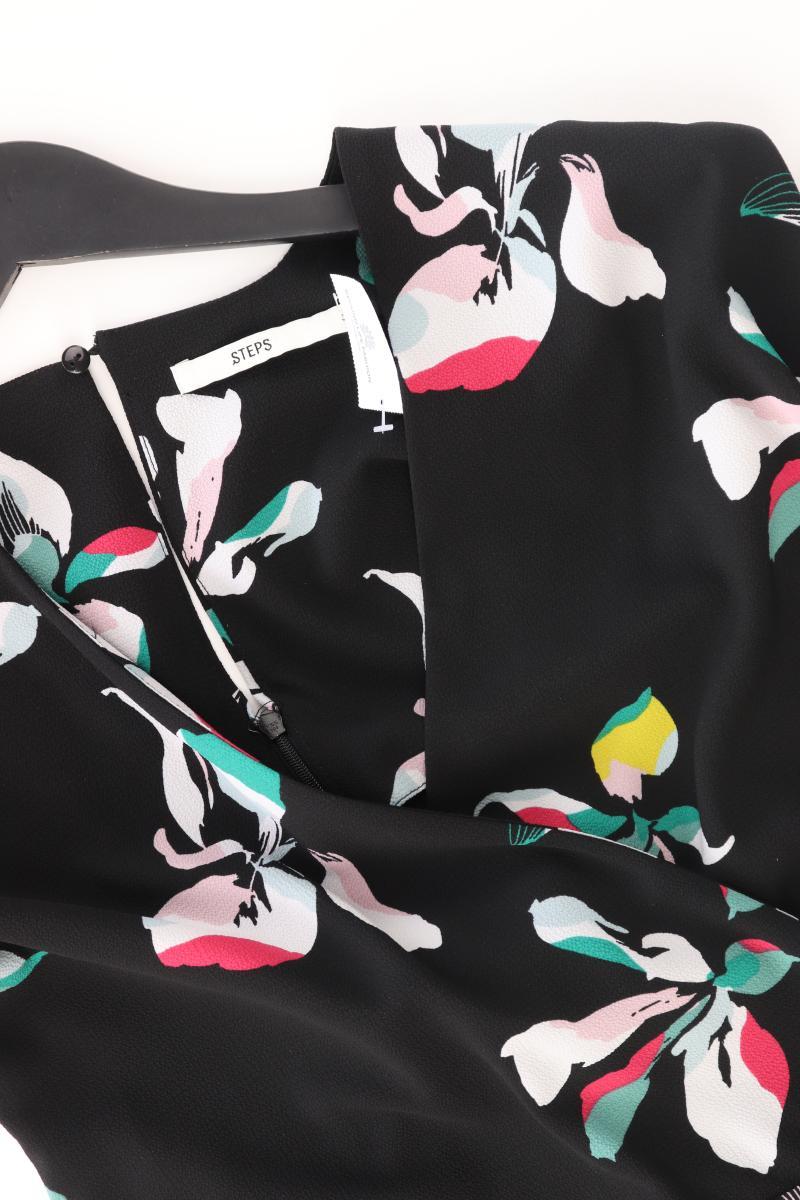 Steps Langer Jumpsuit Gr. 34 mit Blumenmuster schwarz