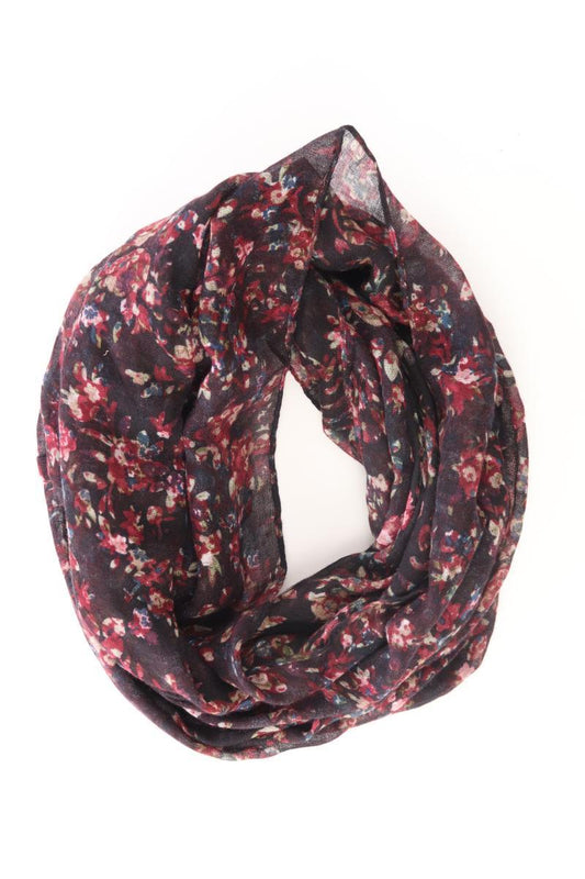 Tuch mit Blumenmuster mehrfarbig