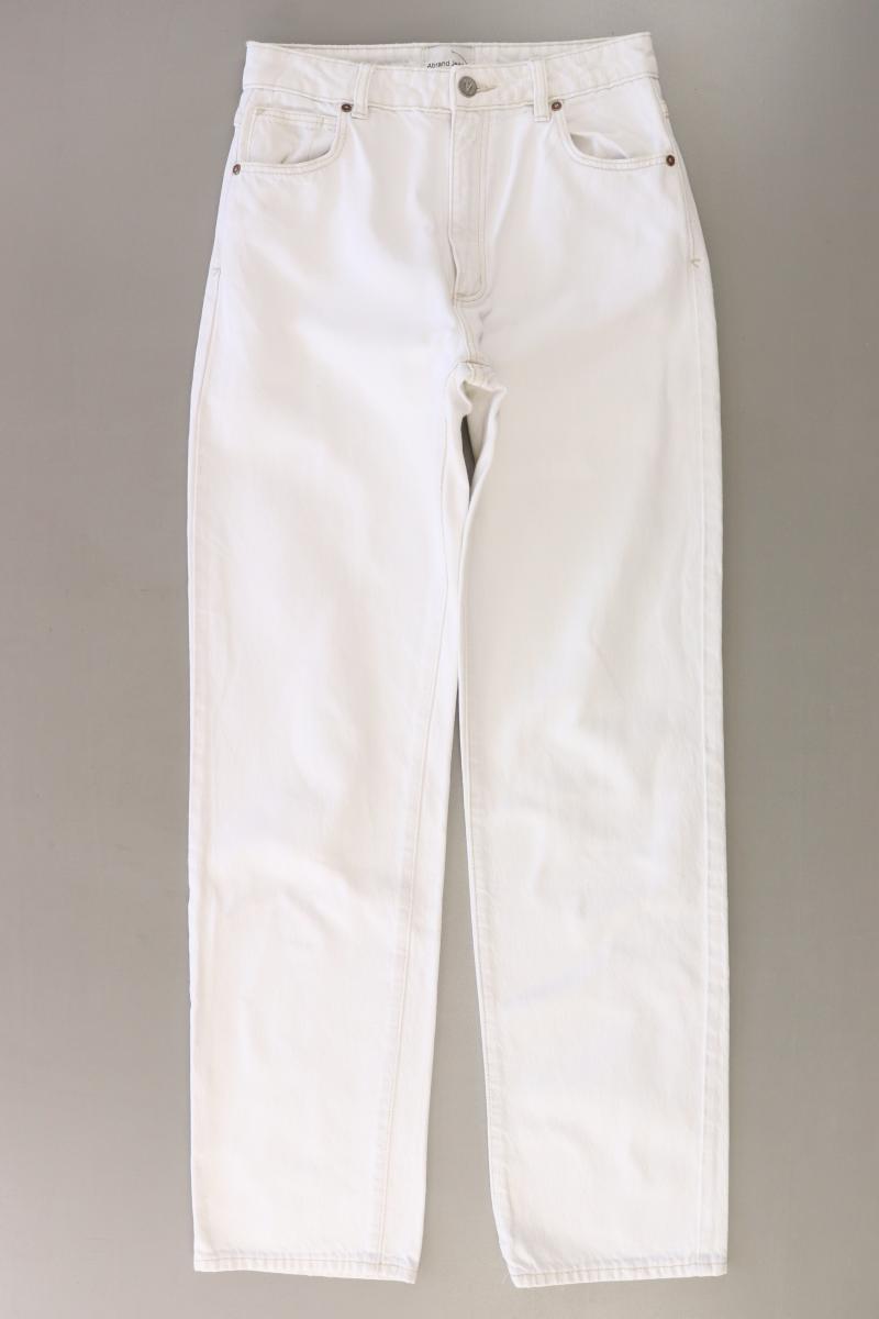 Abrand Jeans Mom Jeans Gr. W27 weiß aus Baumwolle