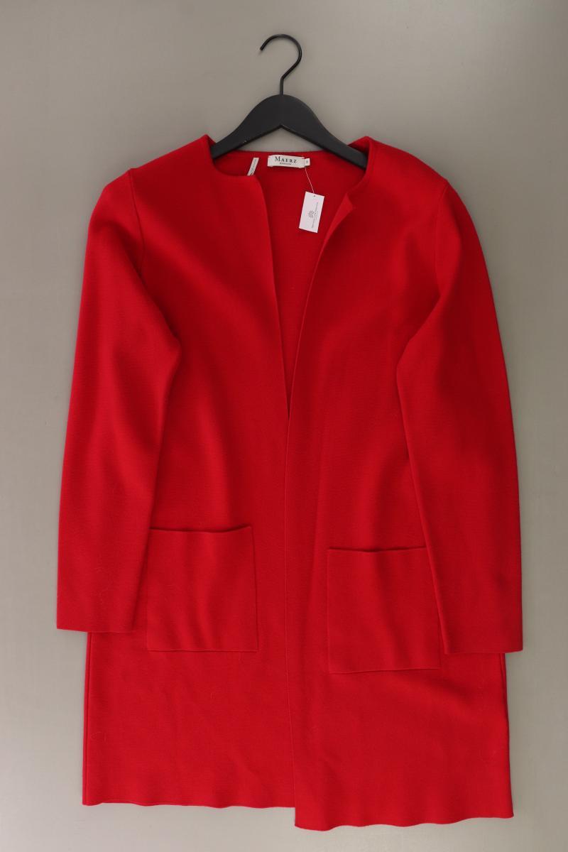 MAERZ München Strickjacke Gr. 38 Langarm rot