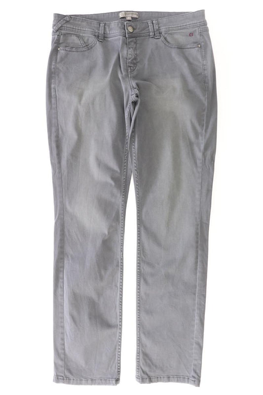 comma, Five-Pocket-Hose Gr. 40 grau aus Baumwolle