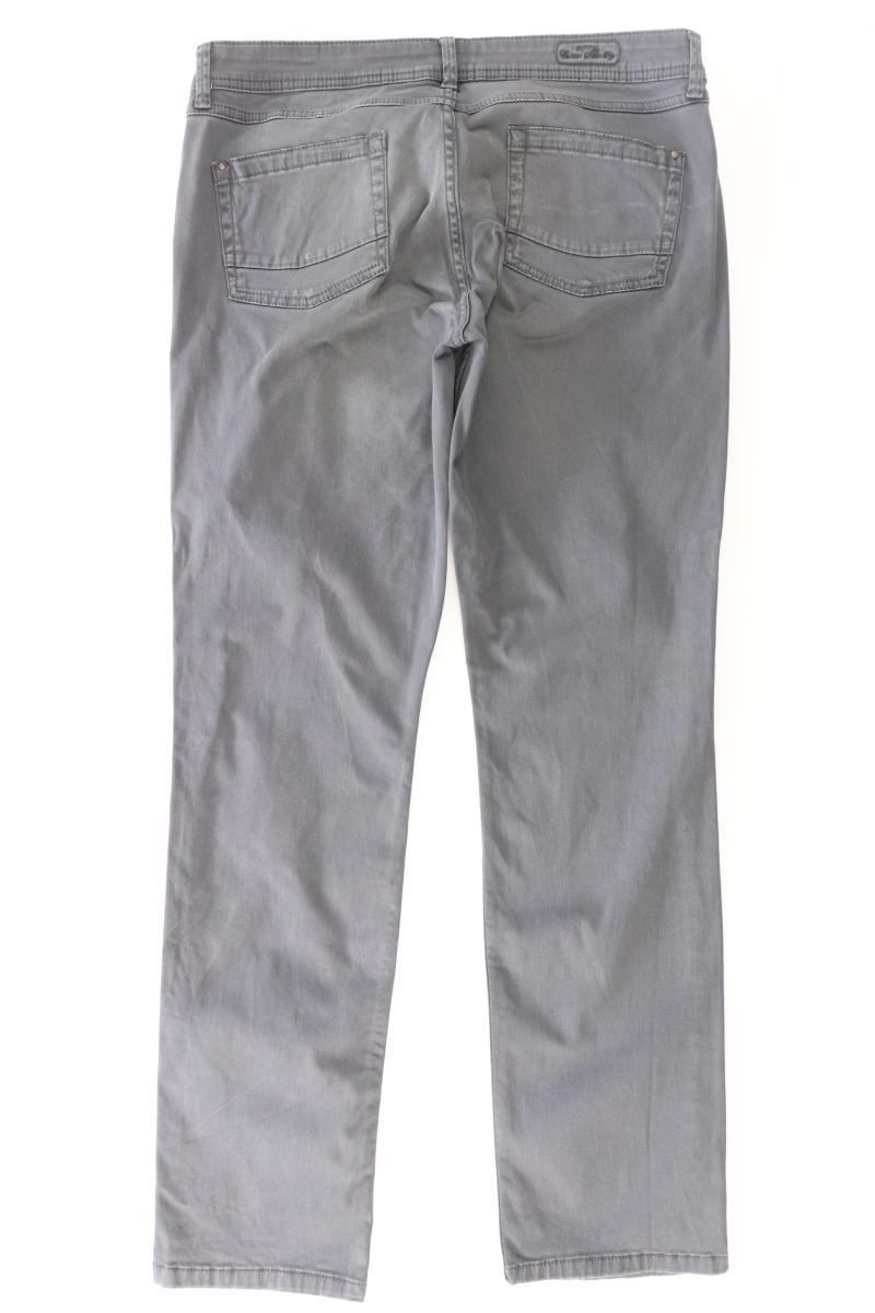 comma, Five-Pocket-Hose Gr. 40 grau aus Baumwolle