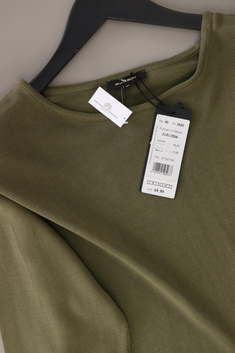 More&More Feinstrickpullover Gr. 40 neu mit Etikett Neupreis: 69,99€! olivgrün