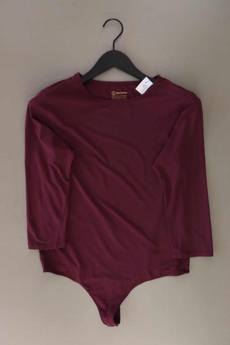 Les Lunes Shirtbody Gr. M/L 3/4 Ärmel rot aus Rayon
