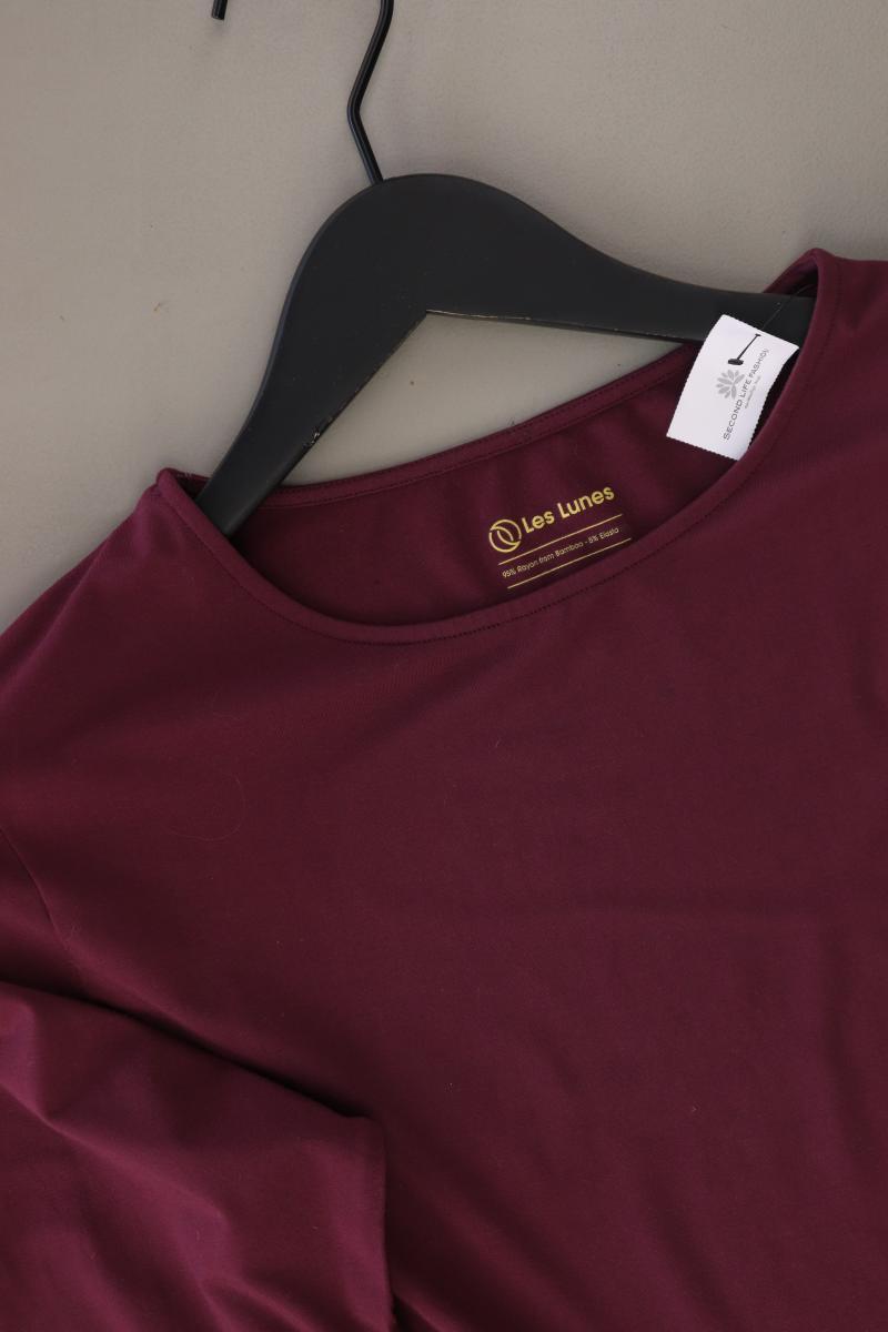Les Lunes Shirtbody Gr. M/L 3/4 Ärmel rot aus Rayon