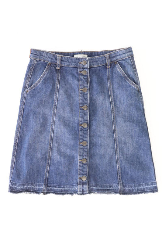 Esprit Jeansrock Gr. 36 blau aus Baumwolle