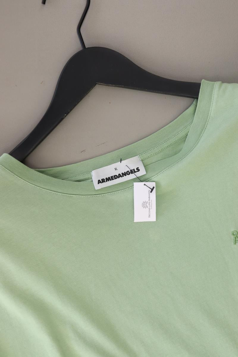 Armedangels T-Shirt Gr. XL Kurzarm grün aus Baumwolle