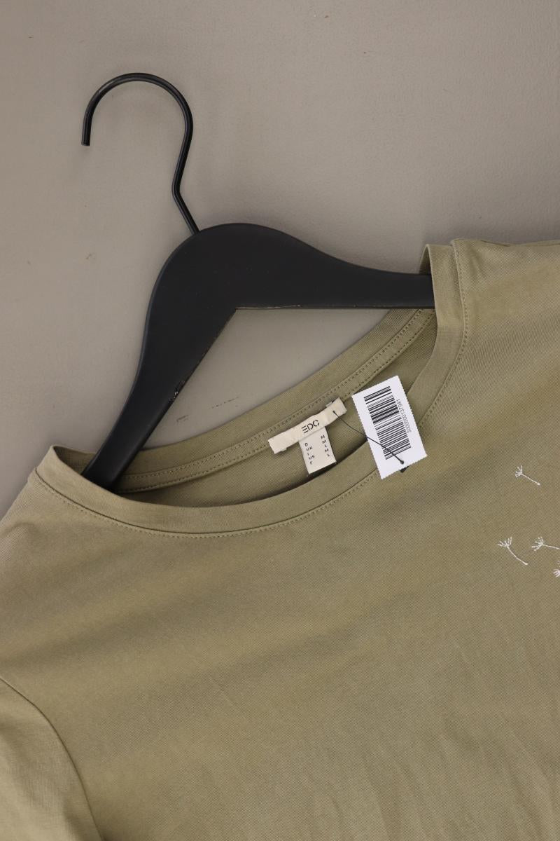 edc by Esprit T-Shirt Gr. M Kurzarm grün aus Baumwolle