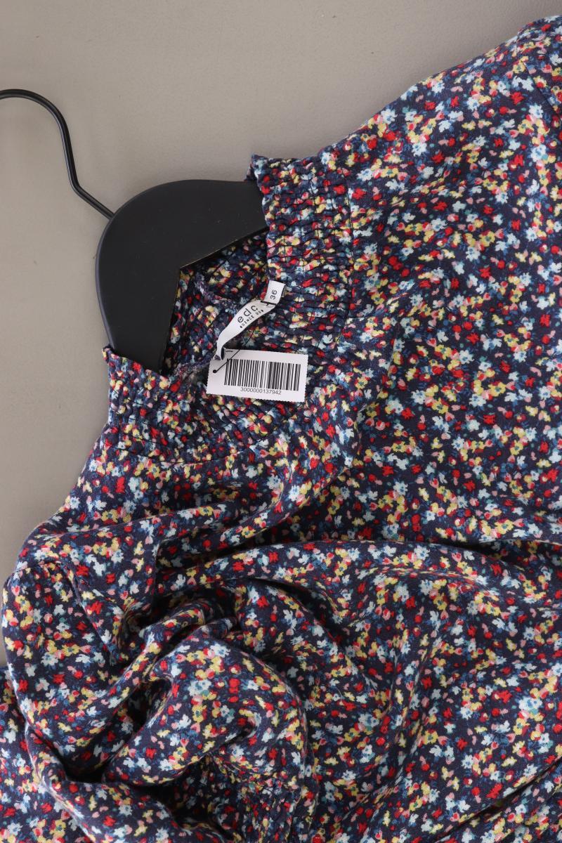 edc by Esprit Langarmkleid Gr. 36 mit Blumenmuster mehrfarbig aus Viskose