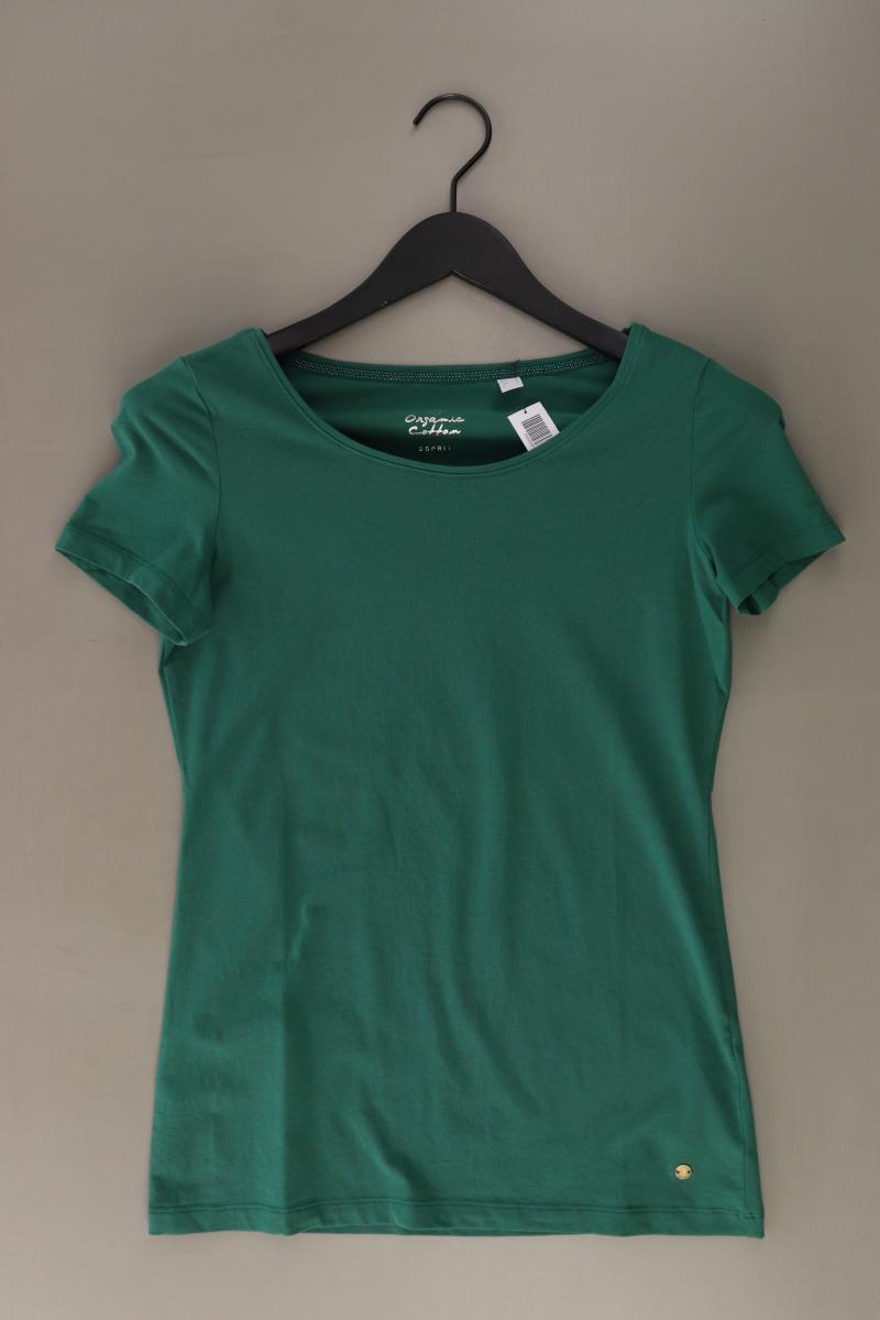 Esprit T-Shirt Gr. M Kurzarm grün aus Baumwolle