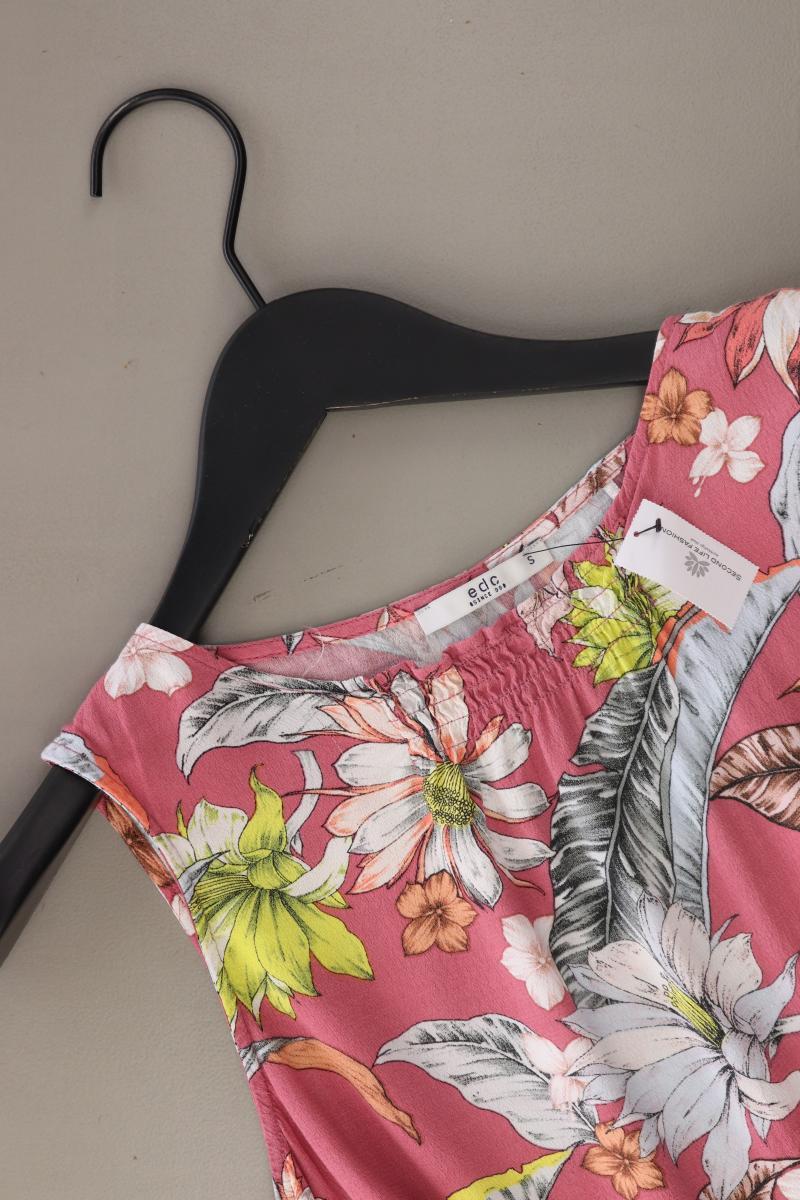 edc by Esprit Trägertop Gr. S mit Blumenmuster mehrfarbig aus Viskose