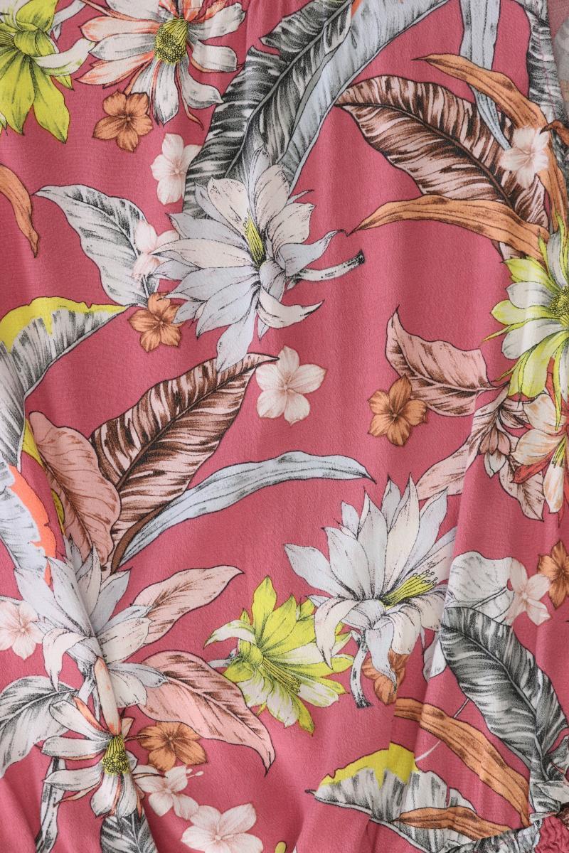 edc by Esprit Trägertop Gr. S mit Blumenmuster mehrfarbig aus Viskose
