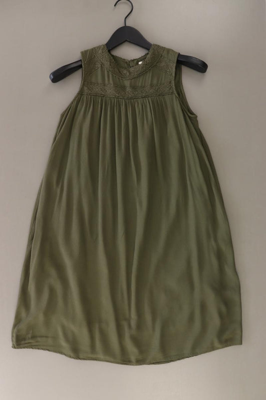 edc by Esprit Trägerkleid Gr. 34 Ärmellos olivgrün aus Viskose