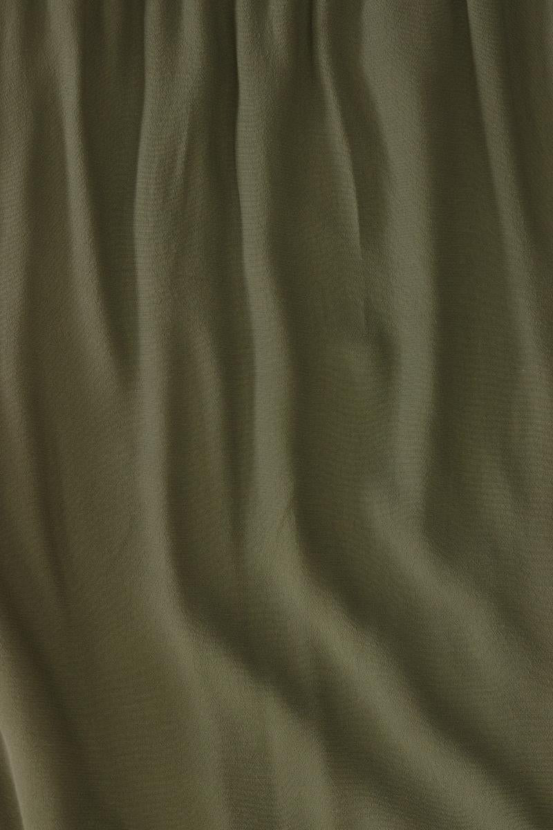 edc by Esprit Trägerkleid Gr. 34 Ärmellos olivgrün aus Viskose