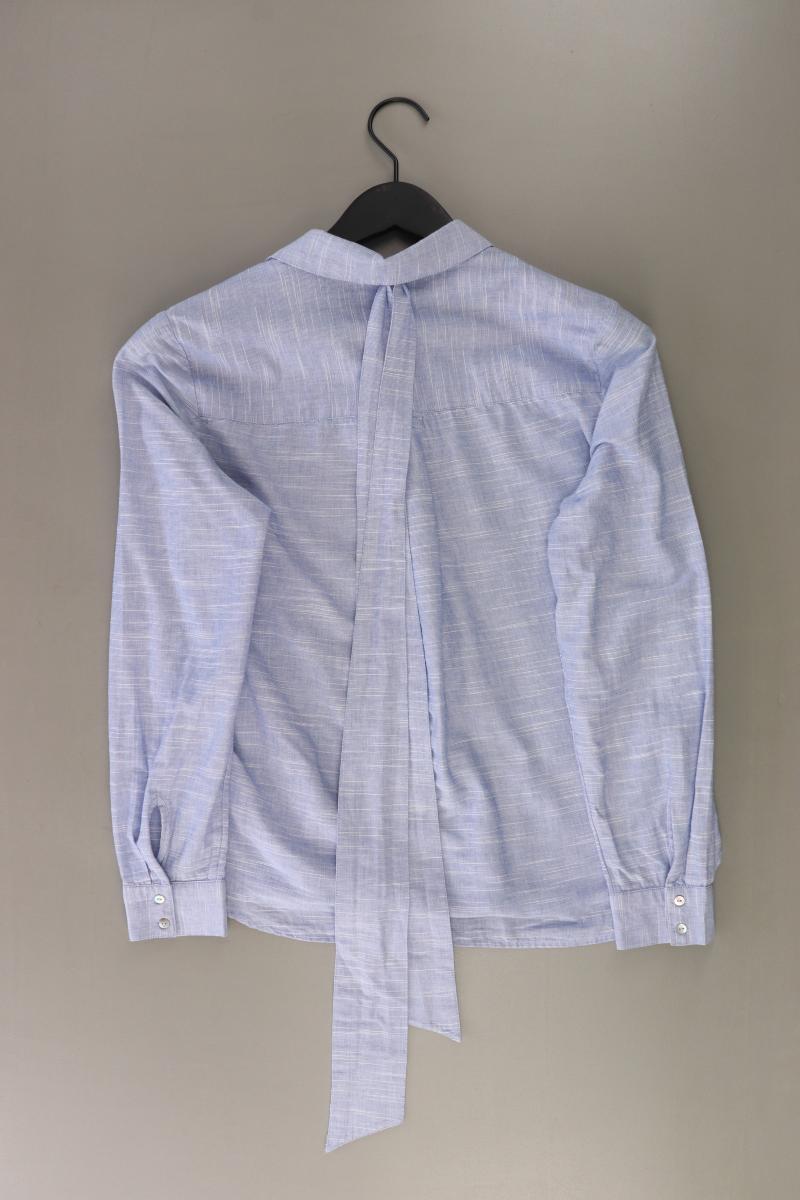 Esprit Langarmbluse Gr. 36 blau aus Baumwolle