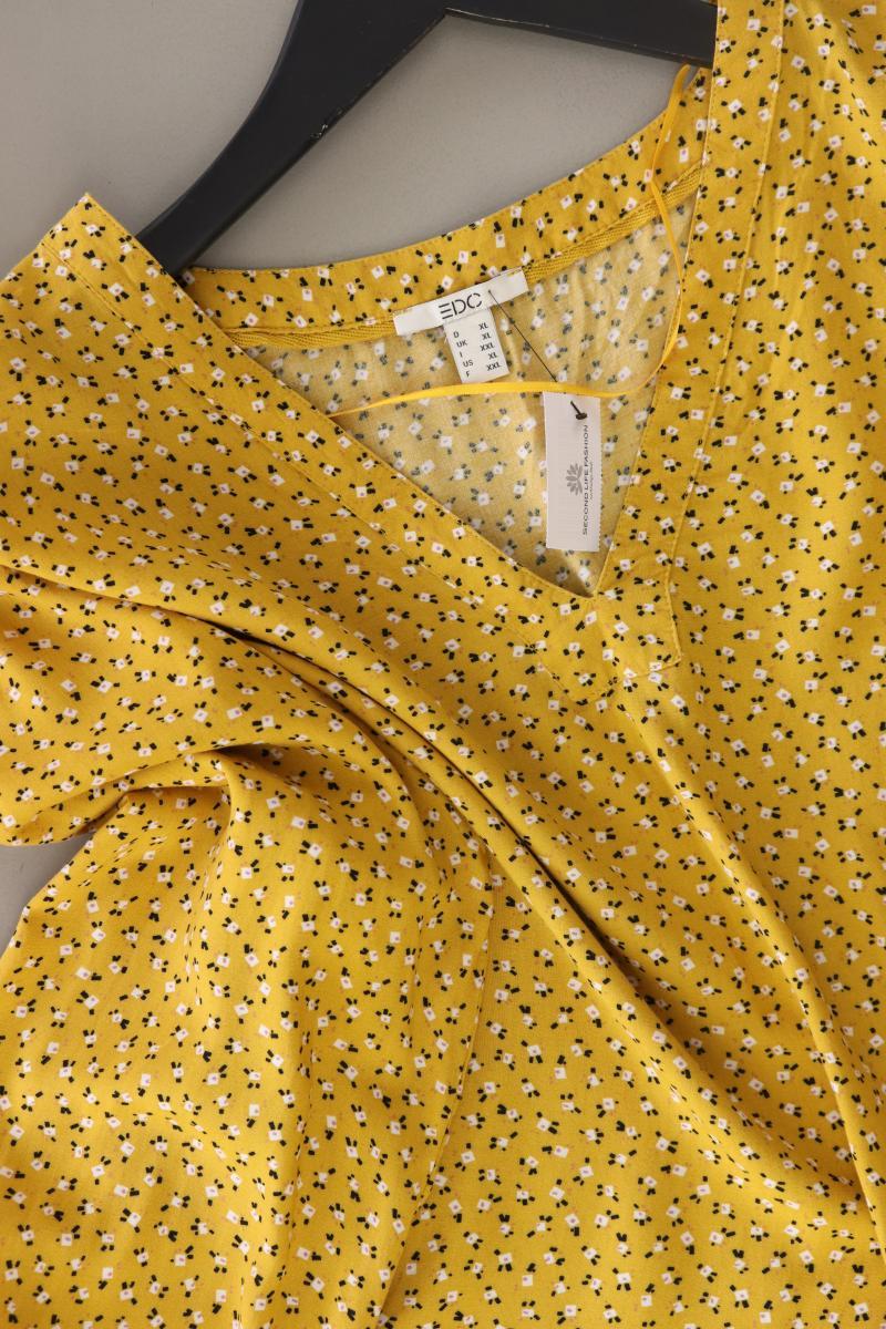 edc by Esprit Langarmbluse Gr. XL gelb aus Viskose