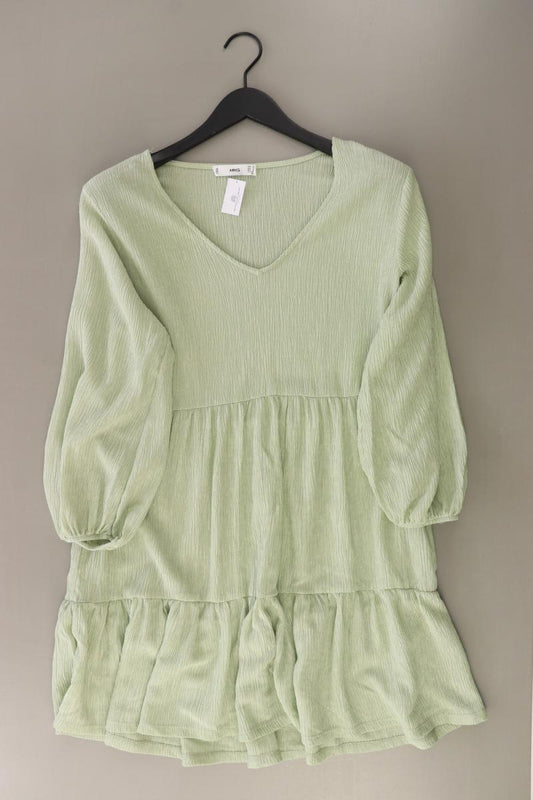 Mango Sommerkleid Gr. M 3/4 Ärmel grün