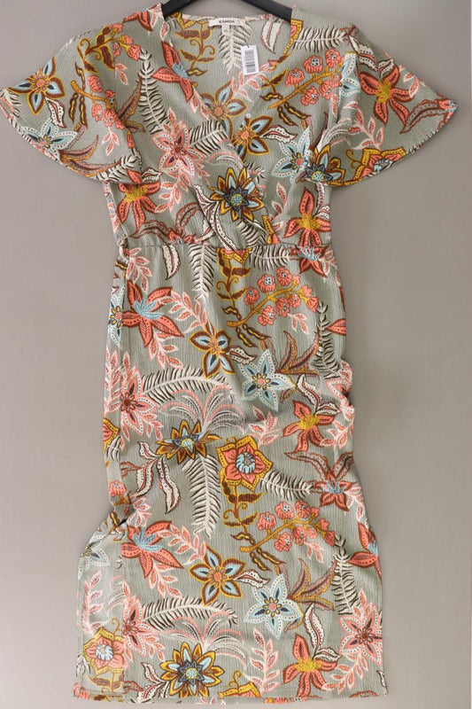 Garcia Kurzarmkleid Gr. XS mit Blumenmuster mehrfarbig aus Polyester