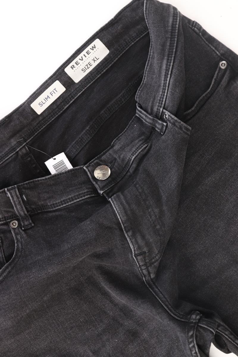 Review Jeansshorts für Herren Gr. XL schwarz aus Baumwolle