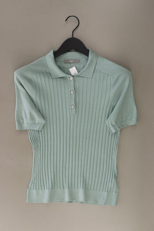 Jake*s Poloshirt Gr. 38 neuwertig Kurzarm blau aus Viskose
