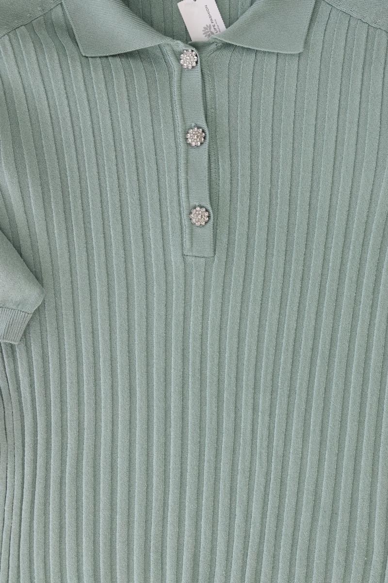 Jake*s Poloshirt Gr. 38 neuwertig Kurzarm blau aus Viskose