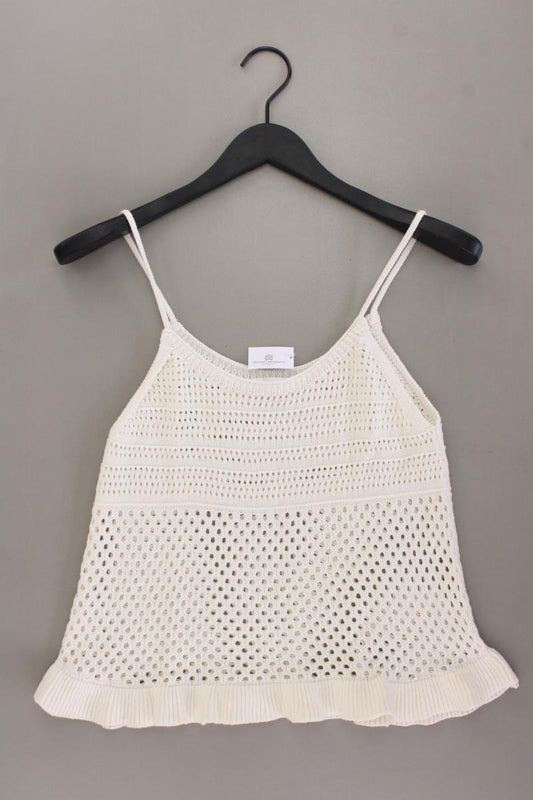Mango Stricktop Gr. M neuwertig creme