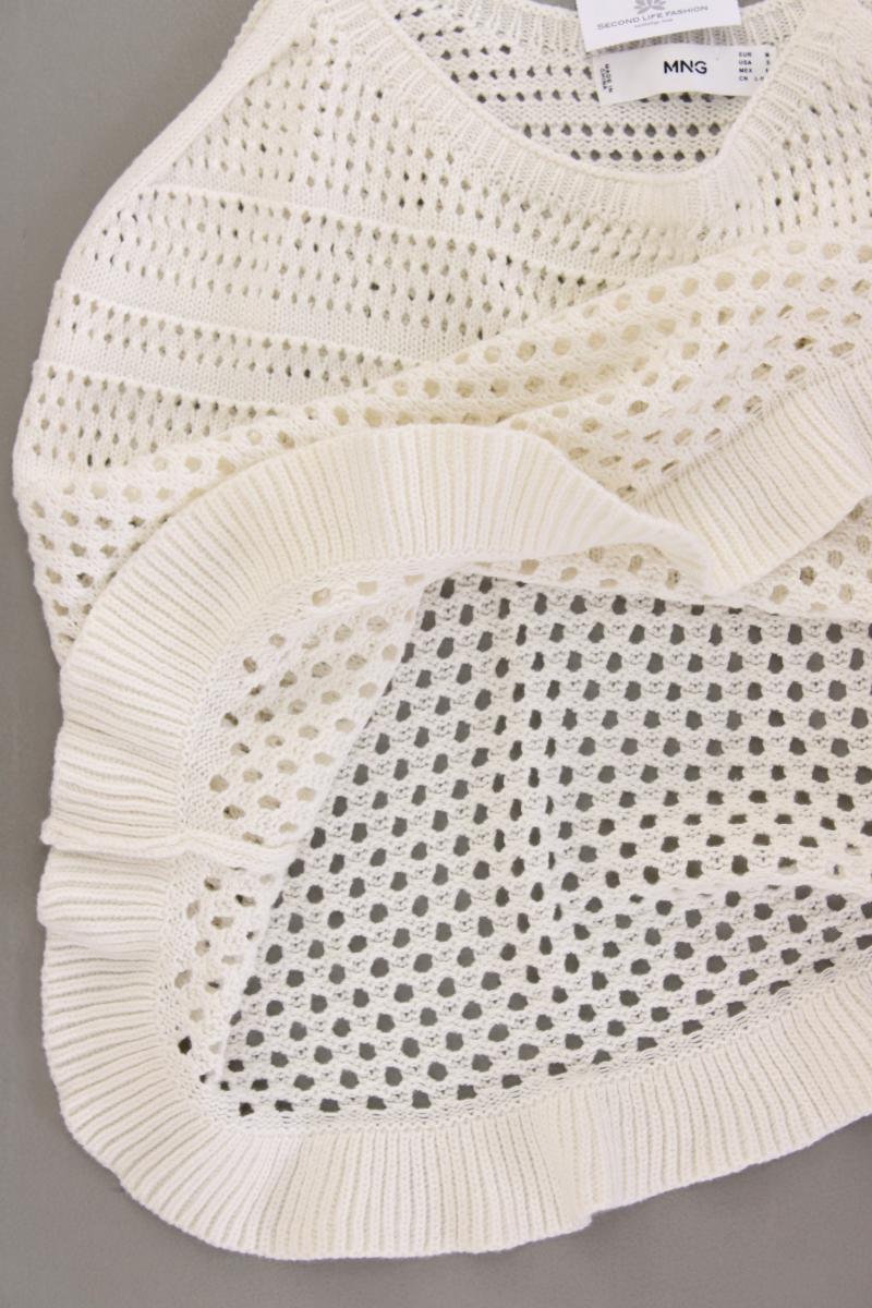 Mango Stricktop Gr. M neuwertig creme