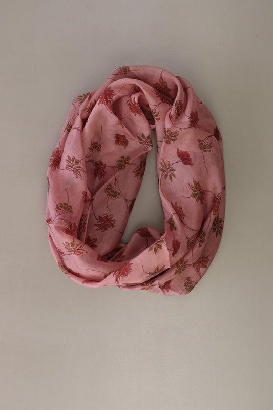 Tuch mit Blumenmuster rosa aus Seide
