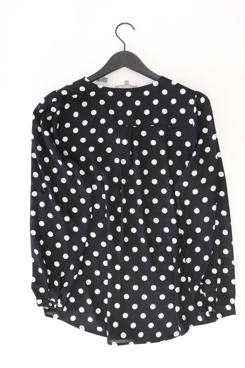 Thom by Thomas Rath Langarmbluse Gr. 42 gepunktet schwarz aus Polyester