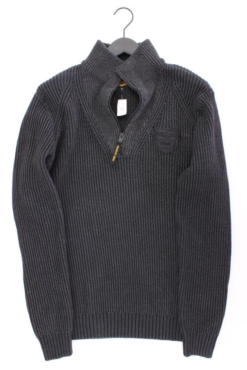 PME Legend Grobstrickpullover für Herren Gr. XXL neuwertig grau aus Baumwolle