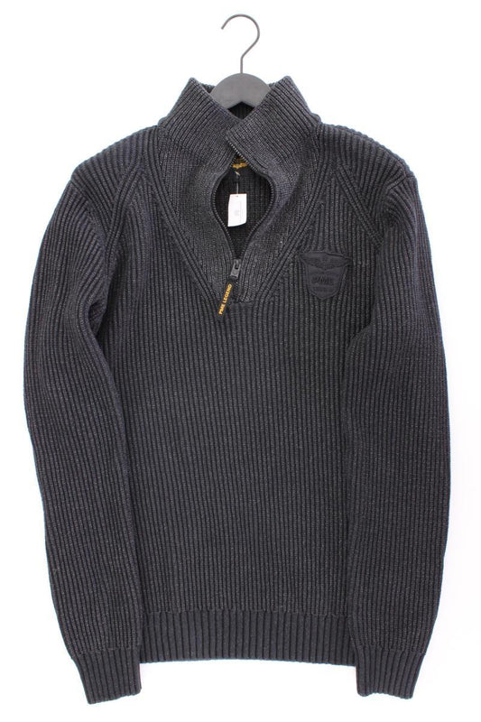 PME Legend Grobstrickpullover für Herren Gr. XXL neuwertig grau aus Baumwolle