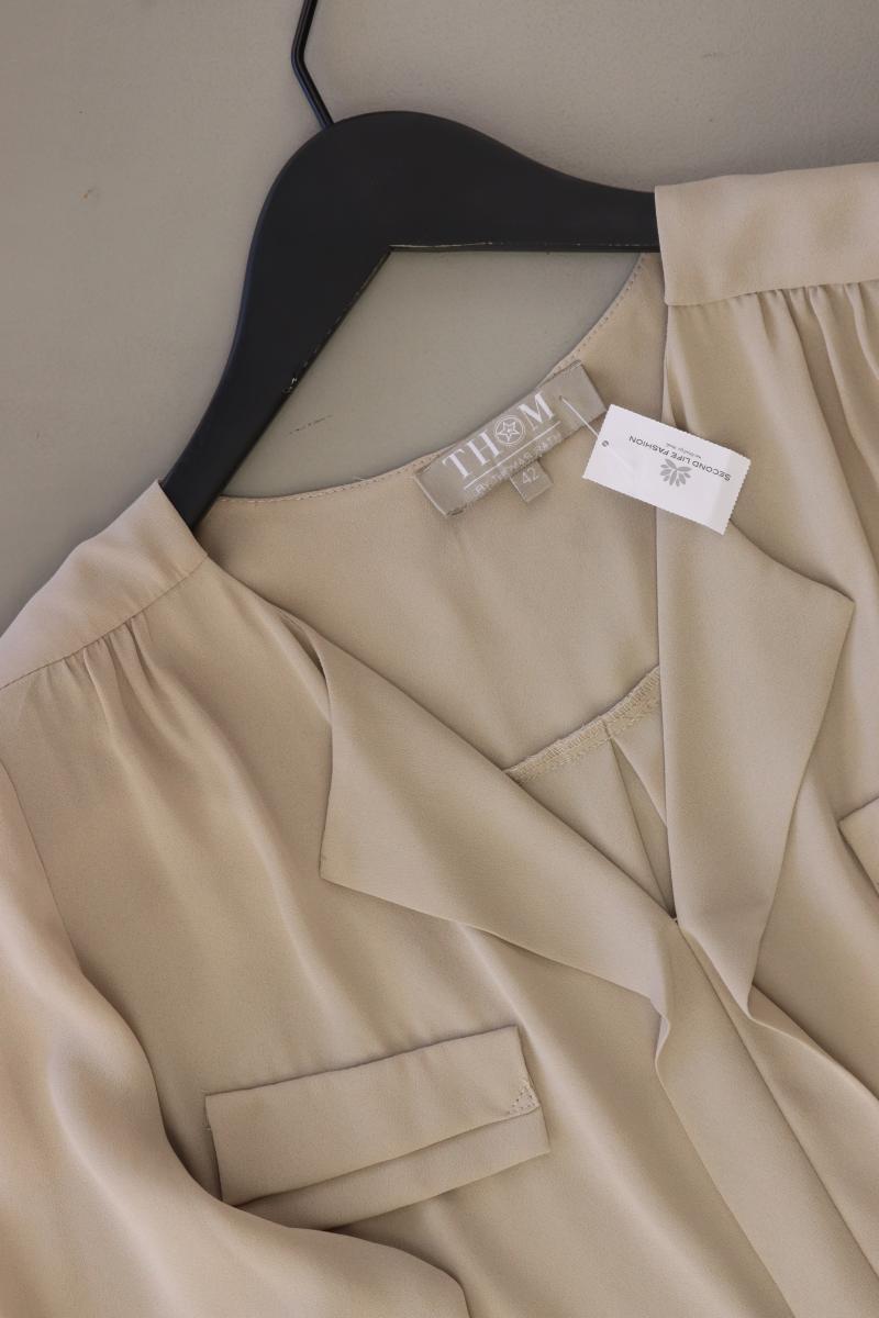 Thom by Thomas Rath Langarmbluse Gr. 42 creme aus Polyester