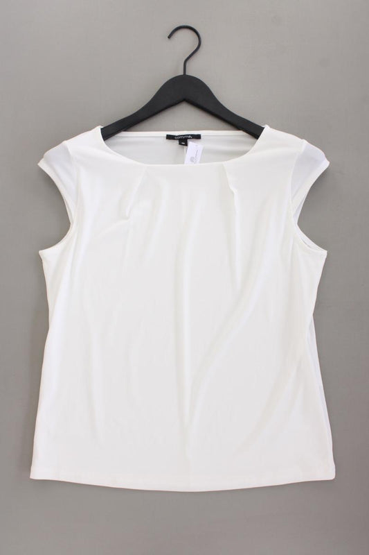 comma, Kurzarmbluse Gr. 38 creme aus Polyester