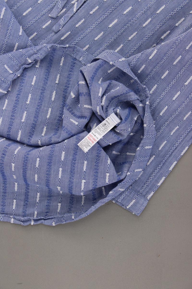 PALMERS Blusenkleid Gr. 44/46 neuwertig 3/4 Ärmel blau aus Baumwolle