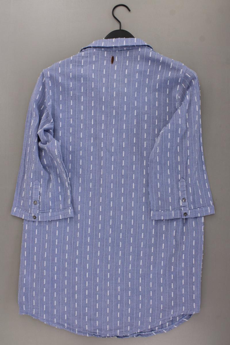 PALMERS Blusenkleid Gr. 44/46 neuwertig 3/4 Ärmel blau aus Baumwolle